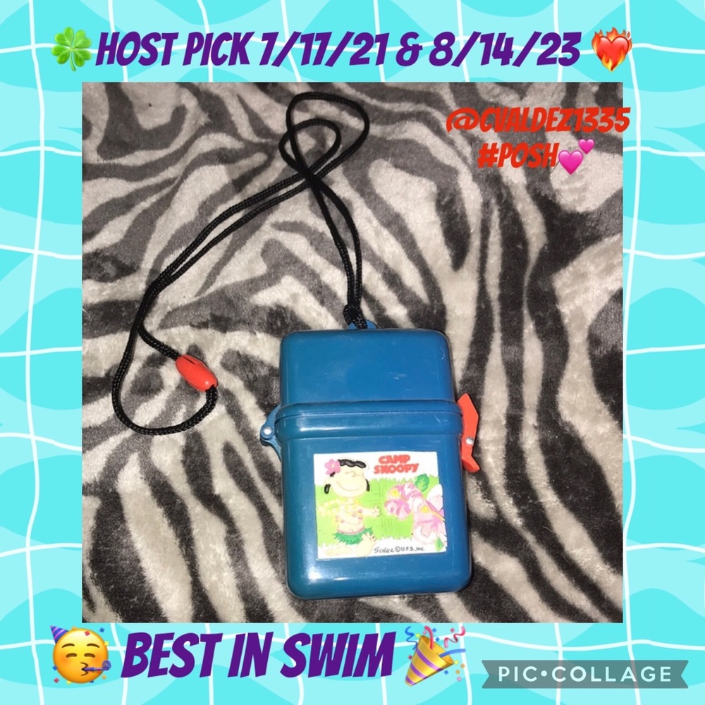 Camp Snoopy Vintage plastic waterproof case 💕